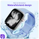 SBG Siliconen Apple Watch Band 1-11/SE/Ultra - 49/46/45/44/42MM - Licht Paars afbeelding 2