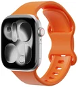 SBG Siliconen Apple Watch Band 1-11/SE/Ultra - 49/46/45/44/42MM - Oranje