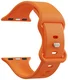 SBG Siliconen Apple Watch Band 1-11/SE/Ultra - 49/46/45/44/42MM - Oranje afbeelding 9