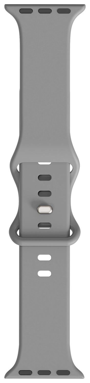 SBG Siliconen Apple Watch Band 1-11/SE/Ultra - 49/46/45/44/42MM - Grijs afbeelding 13