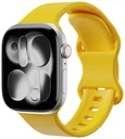 SBG Siliconen Apple Watch Band 1-11/SE/Ultra - 49/46/45/44/42MM - Geel