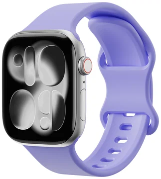 SBG Siliconen Apple Watch Band 1-11/SE/Ultra - 49/46/45/44/42MM - Lila