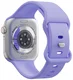 SBG Siliconen Apple Watch Band 1-11/SE/Ultra - 49/46/45/44/42MM - Lila afbeelding 8