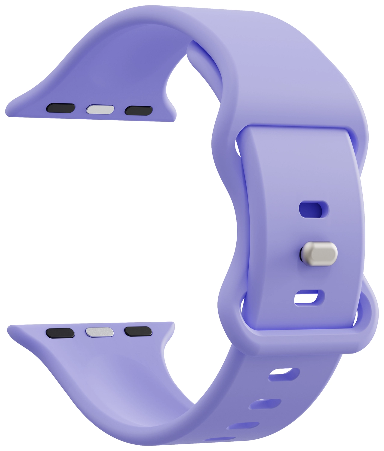 SBG Siliconen Apple Watch Band 1-11/SE/Ultra - 49/46/45/44/42MM - Lila afbeelding 9