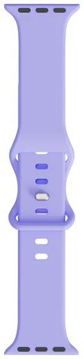 SBG Siliconen Apple Watch Band 1-11/SE/Ultra - 49/46/45/44/42MM - Lila afbeelding 13