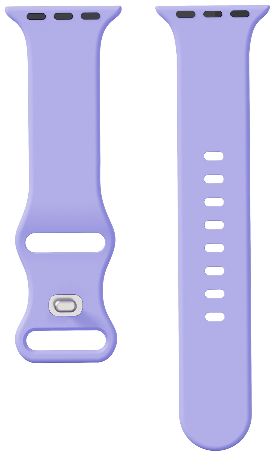 SBG Siliconen Apple Watch Band 1-11/SE/Ultra - 49/46/45/44/42MM - Lila afbeelding 14