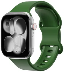SBG Siliconen Apple Watch Band 1-11/SE/Ultra - 49/46/45/44/42MM - Alfalfa afbeelding
