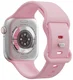 SBG Siliconen Apple Watch Band 1-11/SE/Ultra - 49/46/45/44/42MM - Roze afbeelding 8