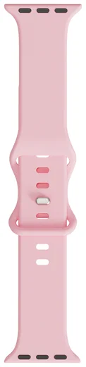 SBG Siliconen Apple Watch Band 1-11/SE/Ultra - 49/46/45/44/42MM - Roze afbeelding 13