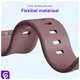 SBG Siliconen Apple Watch Band 1-11/SE/Ultra - 49/46/45/44/42MM - Smoky Purple afbeelding 4