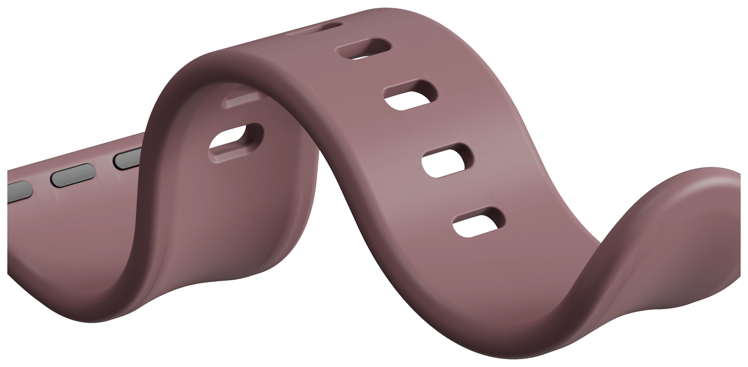 SBG Siliconen Apple Watch Band 1-11/SE/Ultra - 49/46/45/44/42MM - Smoky Purple afbeelding 12