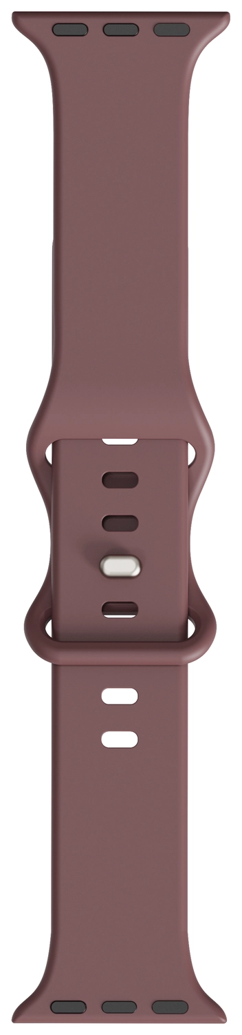 SBG Siliconen Apple Watch Band 1-11/SE/Ultra - 49/46/45/44/42MM - Smoky Purple afbeelding 13