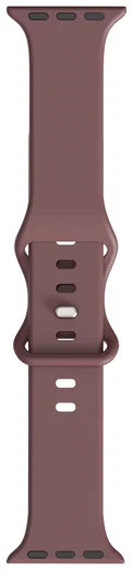 SBG Siliconen Apple Watch Band 1-11/SE/Ultra - 49/46/45/44/42MM - Smoky Purple afbeelding 13