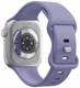 SBG Siliconen Apple Watch Band 1-11/SE/Ultra - 49/46/45/44/42MM - Lavender Grijs afbeelding 8