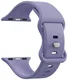 SBG Siliconen Apple Watch Band 1-11/SE/Ultra - 49/46/45/44/42MM - Lavender Grijs afbeelding 9