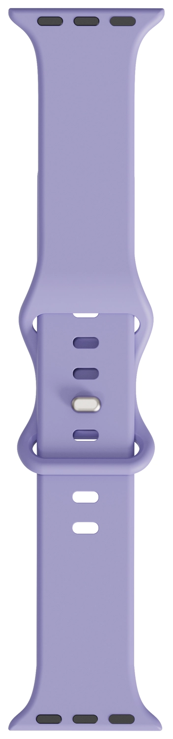 SBG Siliconen Apple Watch Band 1-11/SE/Ultra - 49/46/45/44/42MM - Lavender Grijs afbeelding 13