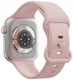 SBG Siliconen Apple Watch Band 1-11/SE/Ultra - 49/46/45/44/42MM - Licht Roze afbeelding 8