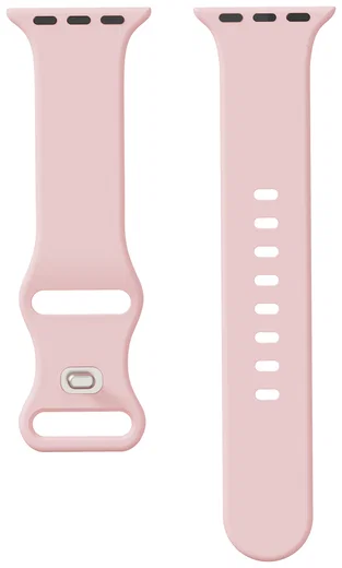 SBG Siliconen Apple Watch Band 1-11/SE/Ultra - 49/46/45/44/42MM - Licht Roze afbeelding 14