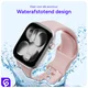 SBG Siliconen Apple Watch Band 1-11/SE/Ultra - 49/46/45/44/42MM - Licht Roze afbeelding 2