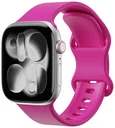 SBG Siliconen Apple Watch Band 1-11/SE/Ultra - 49/46/45/44/42MM - Hot Pink