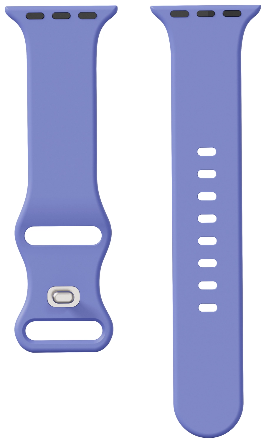 SBG Siliconen Apple Watch Band 1-11/SE/Ultra - 49/46/45/44/42MM - Lavender afbeelding 14