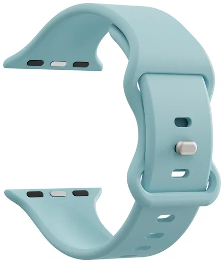 SBG Siliconen Apple Watch Band 1-11/SE/Ultra - 49/46/45/44/42MM - Groen Blauw afbeelding 9