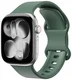 SBG Siliconen Apple Watch Band 1-11/SE/Ultra - 49/46/45/44/42MM - Donker Groen