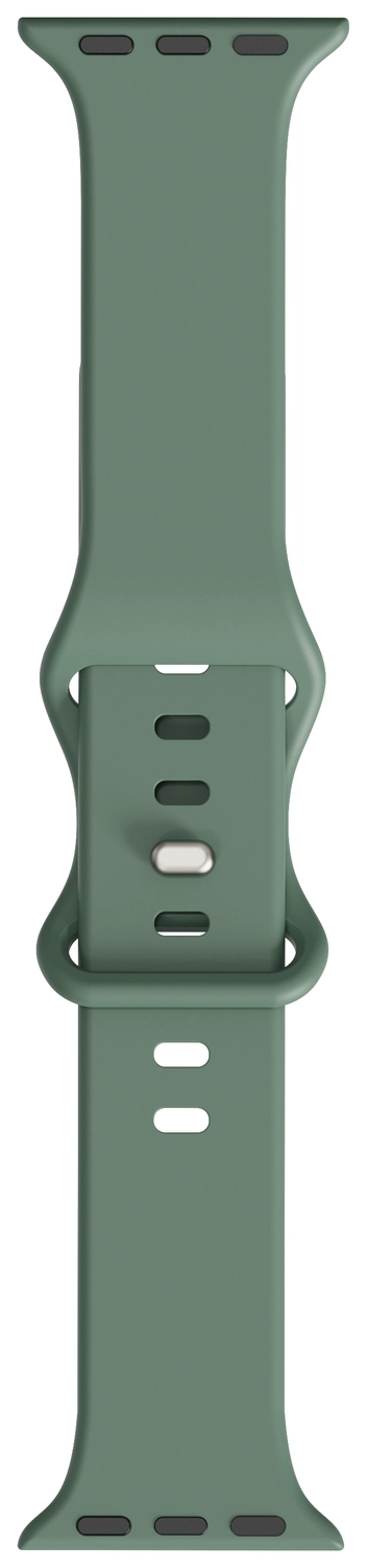 SBG Siliconen Apple Watch Band 1-11/SE/Ultra - 49/46/45/44/42MM - Donker Groen afbeelding 13