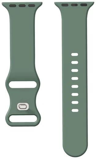SBG Siliconen Apple Watch Band 1-11/SE/Ultra - 49/46/45/44/42MM - Donker Groen afbeelding 14