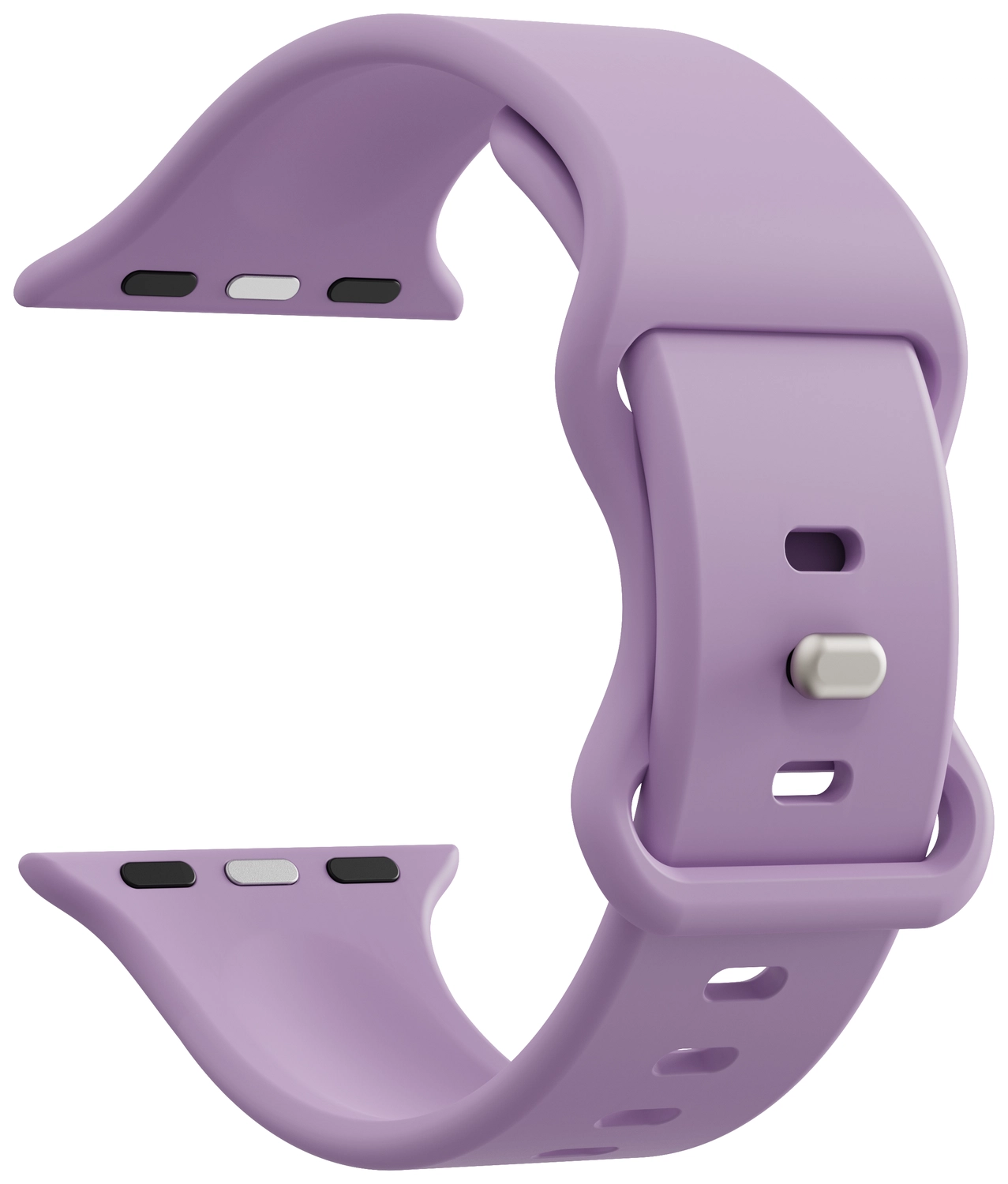 SBG Siliconen Apple Watch Band 1-11/SE/Ultra - 49/46/45/44/42MM - Paars afbeelding 9