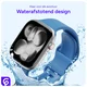 SBG Siliconen Apple Watch Band 1-11/SE/Ultra - 49/46/45/44/42MM - Blauw afbeelding 2