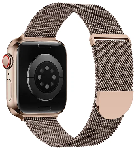 SBG Milanees - Apple Watch Bandje - 1-11/SE - 38/40/41/42MM - Rose Goud afbeelding 11