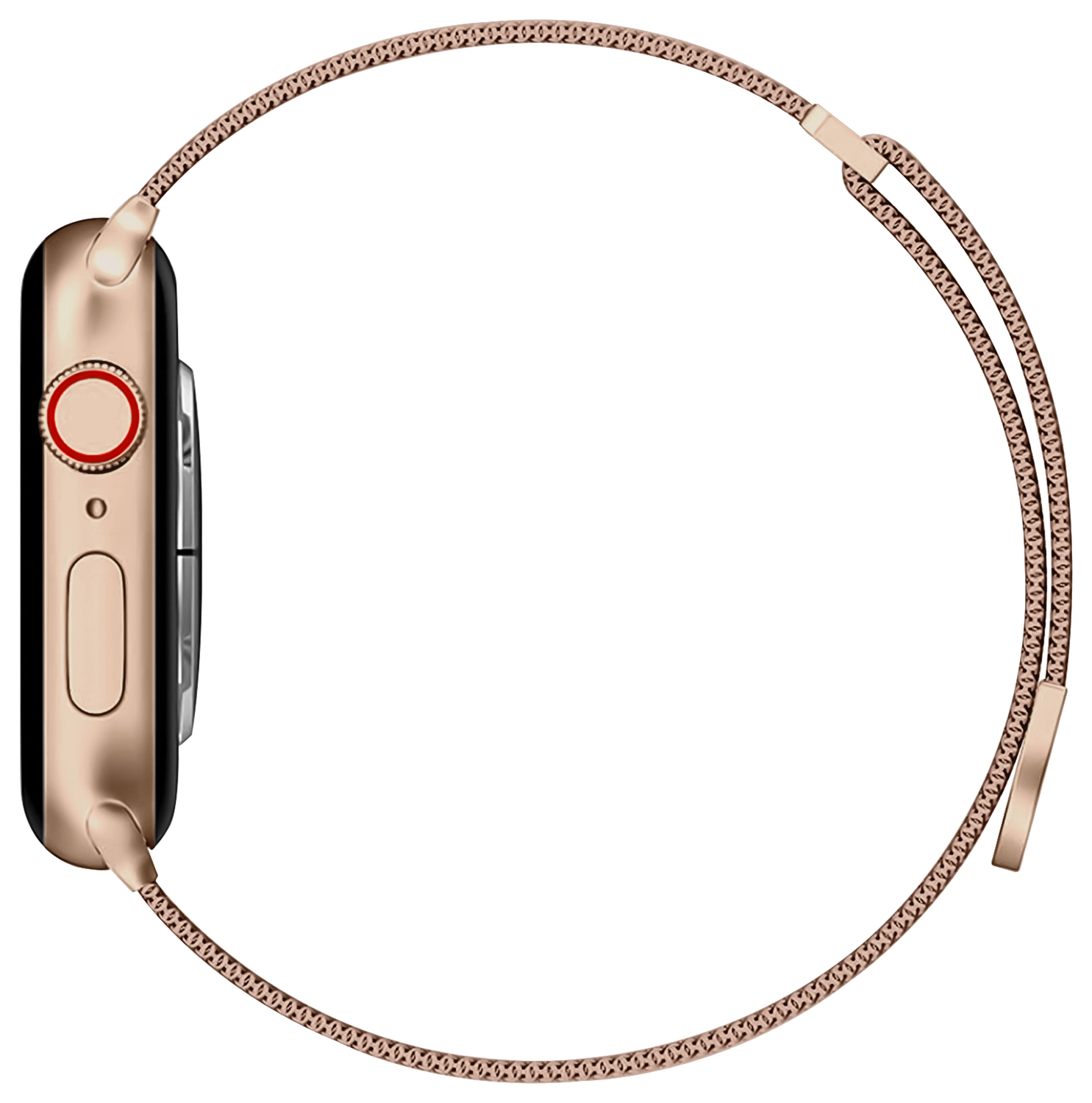 SBG Milanees - Apple Watch Bandje - 1-11/SE - 38/40/41/42MM - Rose Goud afbeelding 14
