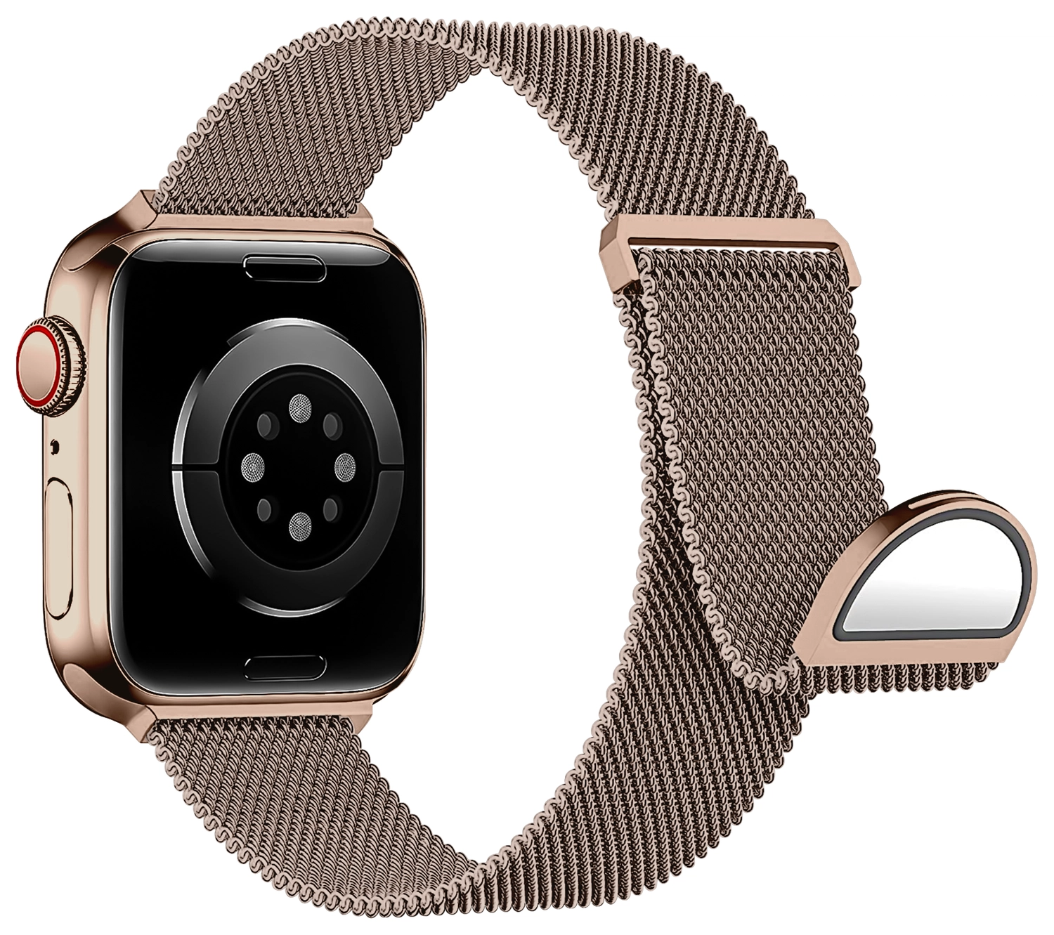 SBG Milanees - Apple Watch Bandje - 1-11/SE - 38/40/41/42MM - Rose Goud afbeelding 15