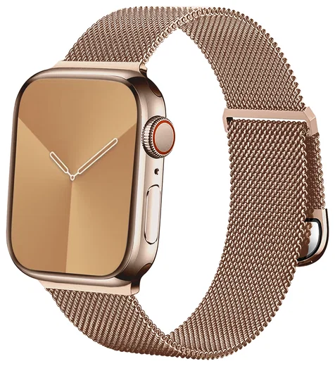 SBG Milanees - Apple Watch Bandje - 1-11/SE - 38/40/41/42MM - Rose Goud afbeelding 9