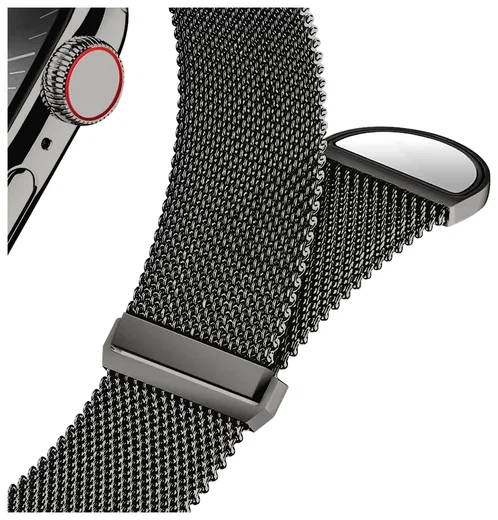 SBG Milanees - Apple Watch Bandje - 1-11/SE - 38/40/41/42MM - Grijs afbeelding 12