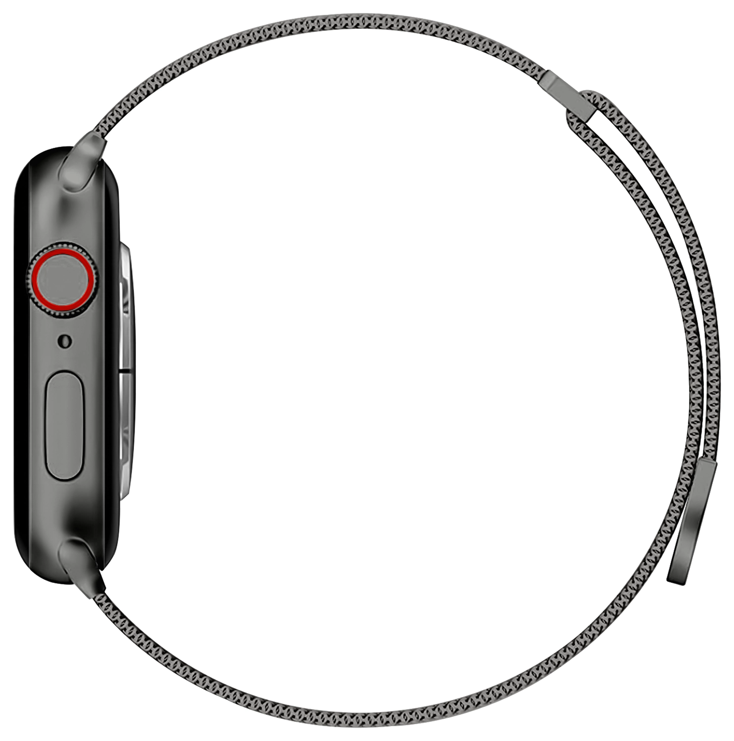 SBG Milanees - Apple Watch Bandje - 1-11/SE - 38/40/41/42MM - Grijs afbeelding 8