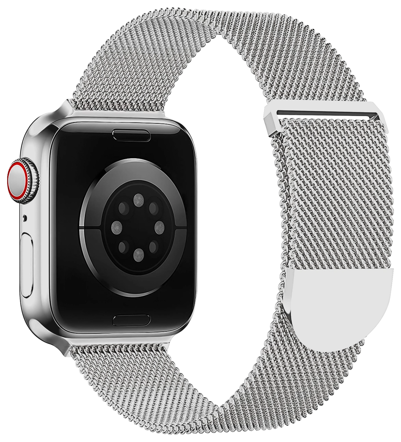 SBG Milanees - Apple Watch Bandje - 1-11/SE/Ultra-49/46/45/44/42MM Zilver afbeelding 11