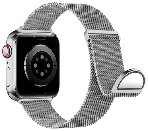 SBG Milanees - Apple Watch Bandje - 1-11/SE/Ultra-49/46/45/44/42MM Zilver afbeelding 15