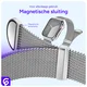 SBG Milanees - Apple Watch Bandje - 1-11/SE/Ultra-49/46/45/44/42MM Zilver afbeelding 2