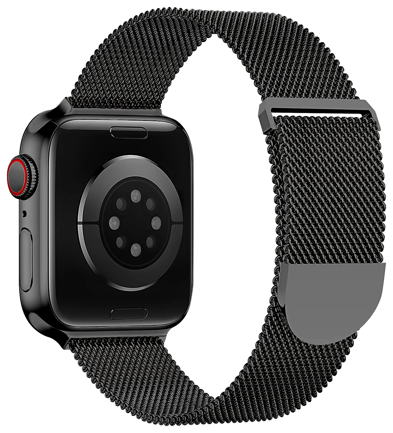 SBG Milanees - Apple Watch Bandje - 1-11/SE/Ultra-49/46/45/44/42MM Zwart afbeelding 12