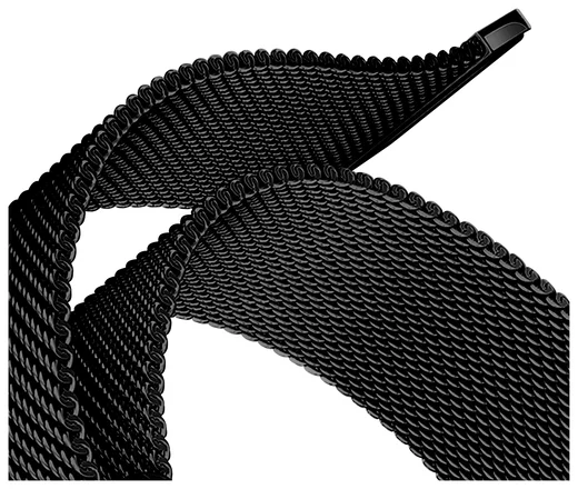 SBG Milanees - Apple Watch Bandje - 1-11/SE/Ultra-49/46/45/44/42MM Zwart afbeelding 13