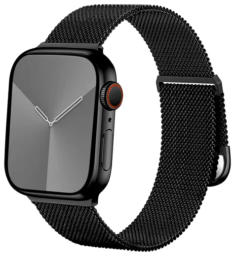 SBG Milanees - Apple Watch Bandje - 1-11/SE/Ultra-49/46/45/44/42MM Zwart afbeelding 10