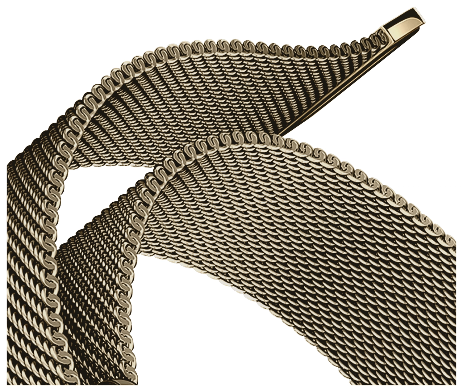 SBG Milanees - Apple Watch Bandje - 1-11/SE/Ultra-49/46/45/44/42MM Goud afbeelding 14
