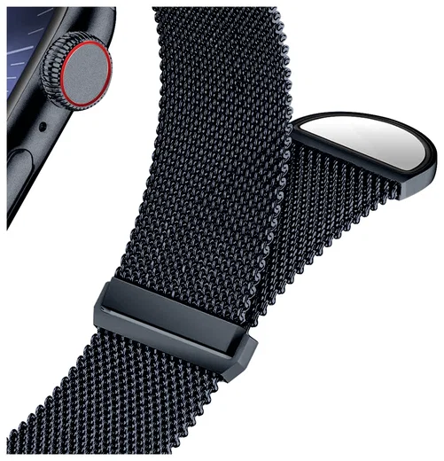 SBG Milanees - Apple Watch Bandje - 1-11/SE/Ultra-49/46/45/44/42MM Blauw afbeelding 11