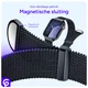 SBG Milanees - Apple Watch Bandje - 1-11/SE/Ultra-49/46/45/44/42MM Blauw afbeelding 2
