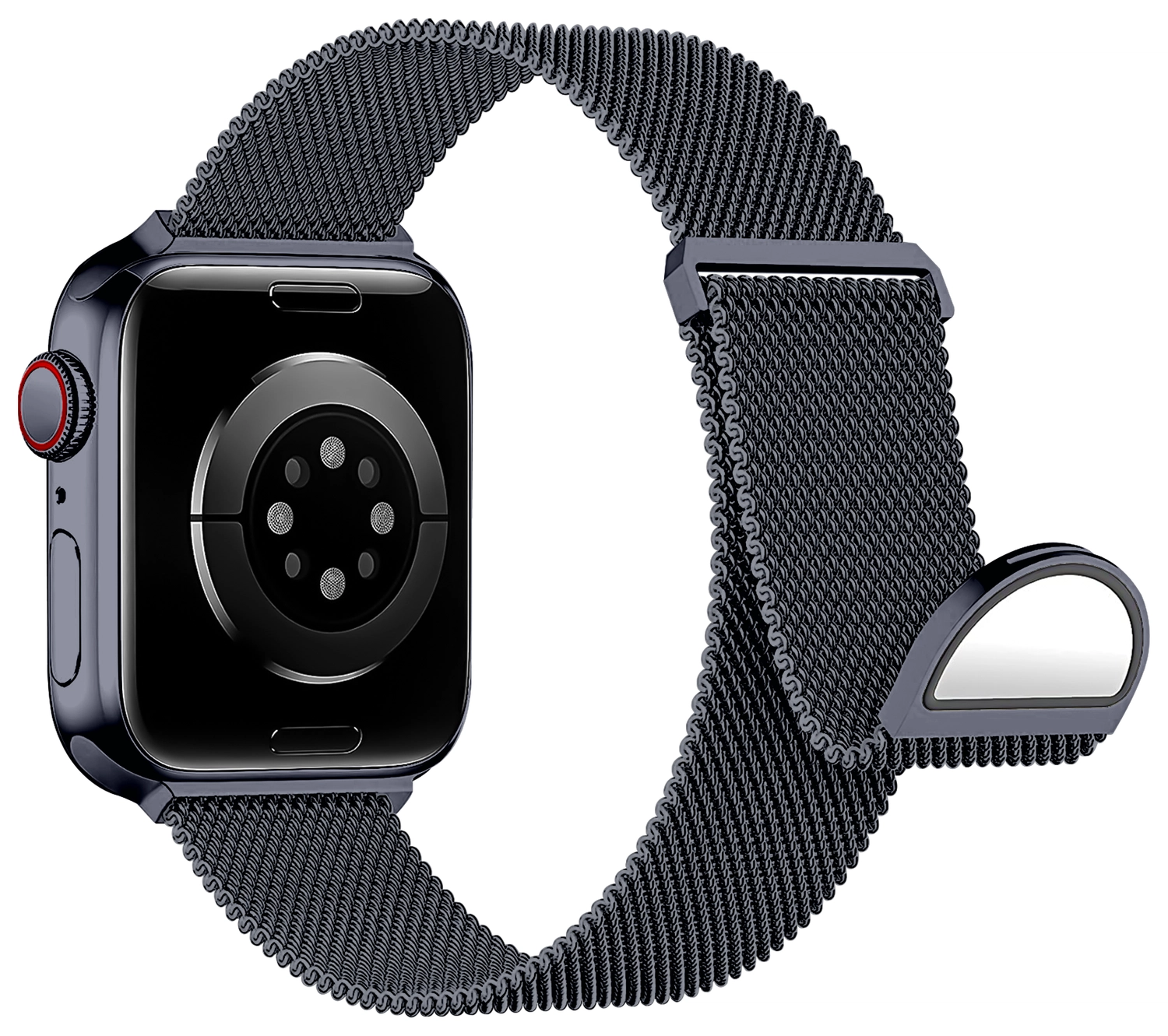 SBG Milanees - Apple Watch Bandje - 1-11/SE/Ultra-49/46/45/44/42MM Blauw afbeelding 8