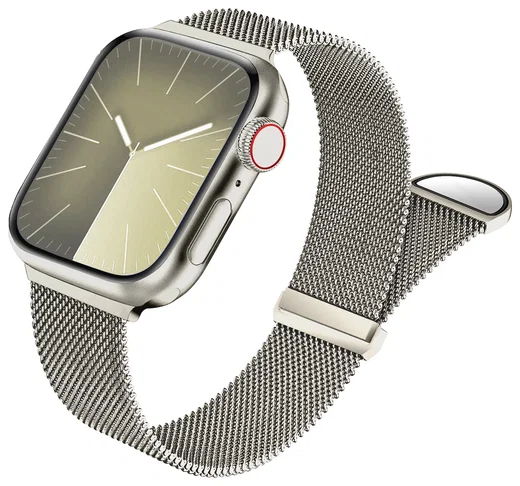 SBG Milanees - Apple Watch Bandje - 1-11/SE/Ultra-49/46/45/44/42MM Sterrenlicht afbeelding 1