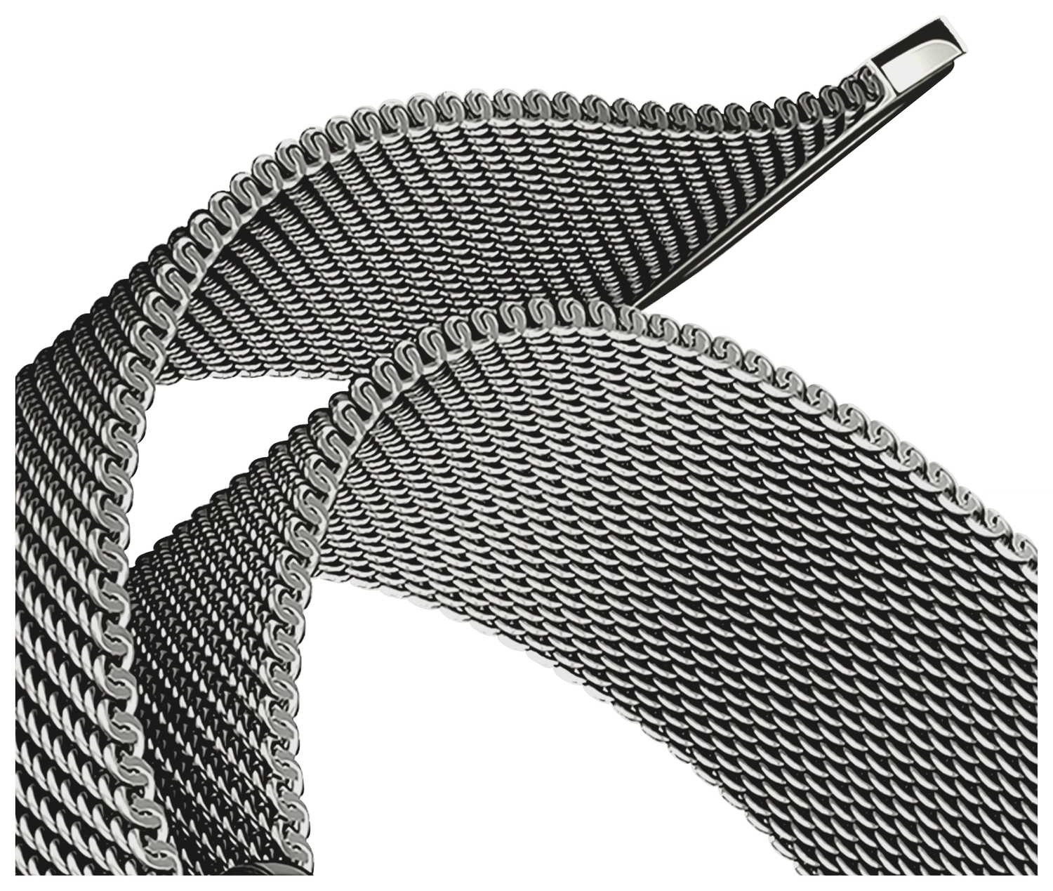 SBG Milanees - Apple Watch Bandje - 1-11/SE/Ultra-49/46/45/44/42MM Sterrenlicht afbeelding 13