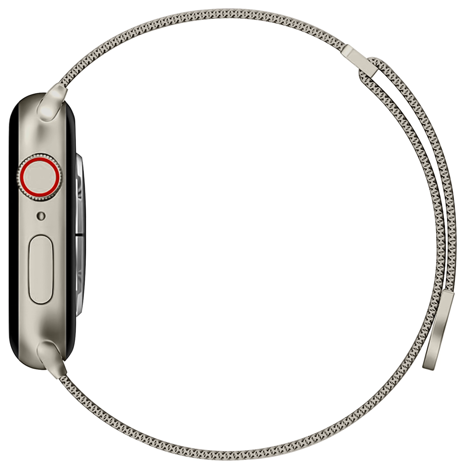 SBG Milanees - Apple Watch Bandje - 1-11/SE/Ultra-49/46/45/44/42MM Sterrenlicht afbeelding 15